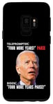Coque pour Galaxy S9 Funny Biden Four More Years Teleprompter Trump Parodie