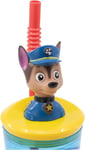 ALMACENESADAN, 4916 ; gobelet figurine 3D avec canne réutilisable Paw Patrol, patrouille canine, chase ; capacité 360 ml ; produit réutilisable; sans BPA.