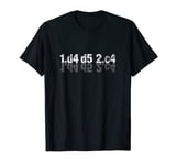 Vintage shirt for chess fans with the Queens Gambit opening T-Shirt