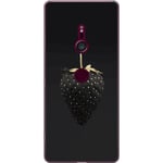 Sony Xperia XZ3 Transparent Mobilskal Exklusiv Jordgubbe