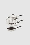 Induction Cookware Set Stainless Steel, Non Stick, Dishwasher Safe, 5 Piece