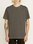 Volcom Solid Stone Emb S/S Tee – Men's T-Shirt, mens, T-Shirt, A5211906, Black, XS