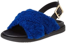 Pollini, Slipper sandals Femme, Blu elettrico, 38 EU