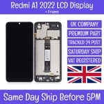 Xiaomi Redmi A1 2022 Replacement LCD Screen Display Touch Digitizer + Frame