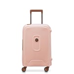 DELSEY PARIS - MONCEY - Valise Cabine Rigide Matière Recyclée et Recyclable - 55x35x25 cm - 38 litres - S - Rose