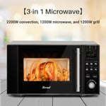 Smad Multi-Function&Power Large Capacity Counter Top Microwave Oven| Easy Clean