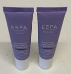 2 x ESPA Tri-Active Resilience Pro-Biome Serum Moisturiser 10ml Age-Defying Skin