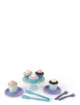 Tb Dessert Set In Box Toys Toy Kitchen & Accessories Coffee & Tea Sets Multi/patterned Dantoy