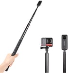 PellKing Perche à Selfie Invisible Longue 200 cm pour Insta360 One X3, X2, X, Insta360 One R, RS, Insta 360 Appareil Photo Insta 360 Poteau Monopode étendu 6,35 mm