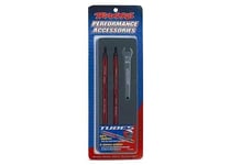 Traxxas 5143R Turnbuckle Toe-In Bak 124mm Komplett Alu Röd (2) E/T-Maxx