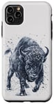 Coque pour iPhone 11 Pro Max Rage of the Beast : Vintage Bison Buffalo