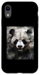 Coque pour iPhone XR Illustration portrait animal panda