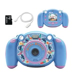 Lexibook - Disney Stitch - Appareil Photo 4-en-1 pour Enfants, Fonction Photo, vidéo, Audio et Jeux, Carte SD 32Go Incluse - DJ080D
