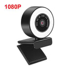 1080p HD Webcam Mise Au Point Fixe USB Caméra Web avec Microphone Lumière pour PC Twitch Skype OBS Vapeur LUM - 1080p