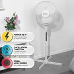 Beldray Pedestal Fan 16 Inch With Oscillating Function, 3 Speed Settings ✨✨