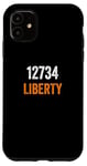 Coque pour iPhone 11 Code postal Liberty 12734, déménagement vers 12734 Liberty