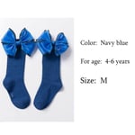 Baby Sock Long Socks High Knee Blue/navy M