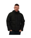 Levi's Mens Levis Laurel Short Puffer Jacket in Black - Size Large
