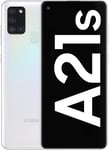 Samsung Galaxy A21s Android Smartphone, SIM Free Mobile Phone, Silver, (UK Version)