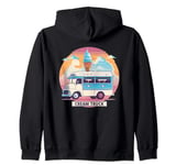 Colorful Ice Cream Truck Costume with vibrant colors Zip Hoodie