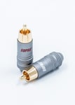 Supra RCA-6SC - RCA-kontakt (2-pack)