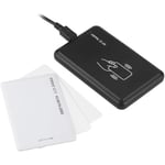 Lecteur de Carte RFID, 125KHz et 13.56MHz USB Proximity et sans Contact Smart RFID Card Reader Dual Frequency Programmable Desktop