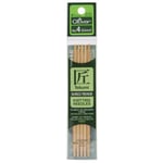 Clover Takumi Bamboo Double Point Knitting Needles 5-inch 5/Pkg-Size 5/3.75mm, Other, Multicoloured, 2.27 x 5.25 x 19.78 cm