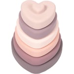 Bo Jungle B-Silicone Stacking Hearts stabletårn 1 stk.