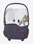 Padded Footmuff with Fleece Lining, for Car Seat black/print