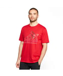 Peter Storm Mens Climb T-Shirt, Camping Accessories, Clothing - Red - Size Medium