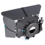 Fotga DP500III Professional DSLR Swing Away Matte Boxes Mattebox with Sun Roof for 15 mm Rod Rig System Suitable for all DSLR Video Cameras BMCC 4K 6K PRO FOR Canon/Sony/Panasonic/Olympus/Nikon