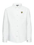 Oxford Long Sleeve Shirt Bright White White Lyle & Scott Junior