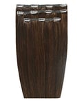 Beauty Works Deluxe Clip in 18inch Chocolate Hair Extensions
