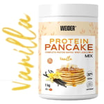 Weider Protein Pancake Mix in Vanilla Prepared Mixture Low Sugar Whey Pack 1kg