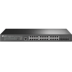 TP-LINK – JetStream™ 24-Port 2.5GBASE-T and 4-Port 10GE SFP+ L2+ 16-Port PoE+ & 8-Port PoE++ (TL-SG3428XPP-M2)