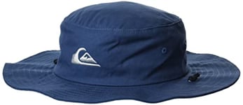 Quiksilver Men's Bushmaster Sun Protection Floppy Visor Bucket Hat, Blue, XXL