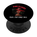 "Freedom's Echo Juneteenth Free-ish Since 1865" PopSockets Swappable PopGrip