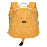 LÄSSIG Small Children's Backpack for Kita Children's Bag Crib Backpack with Chest Strap/Tiny Backpack, 20 x 9.5 x 24 cm, 3.5 L, Lion