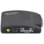 ICT Tempo di Saldi Video Adapter Converter AV RCA S-Video to VGA for PC and Projectors