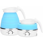 Gotrays - Bouilloire électrique pliable, bouilloire portable pour voyage, chauffe - eau électrique en silicone, protection sèche - cuisson, cafetière