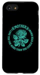 Coque pour iPhone SE (2020) / 7 / 8 Rose élégante citation inspirante Célébration de l'amour de la mère