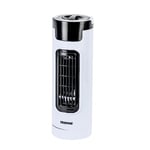 GEEPAS Mini Tower Fan, Lightweight, Portable Mini Tower Fan, 3 Speeds, Oscillation, Powerful Airflow, Quiet Operation – Perfect for Home, Office, White, 2 Year Warranty