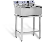 Royal Catering Friteuse électrique - 2 x 17 litres avec support