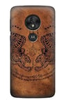Sak Yant Twin Tiger Case Cover For Motorola Moto G7 Play
