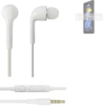 Headphones for Xiaomi Redmi Note 11T Pro headset in ear plug white