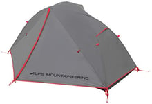 Alps Mountaineering Helix Tente Unisexe, Charbon/Rouge, 1 Personne