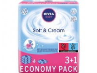 Nivea Baby Wipes Soft & Cream 3 + 1 (4 x 63 pcs)