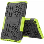 Samsung Galaxy Tab A 8.0 2019 Tablet Fodral Stöttåligt Dubbelskyddande Fodral med Stativ Anti-drop Skyddsfodral för Samsung Galax