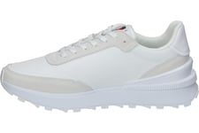 Tommy Jeans Men Running Trainers Athletic Shoes, White (White), 46