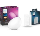 PHILIPS HUE Go White and Colour Ambiance Smart Portable Table Lamp - White